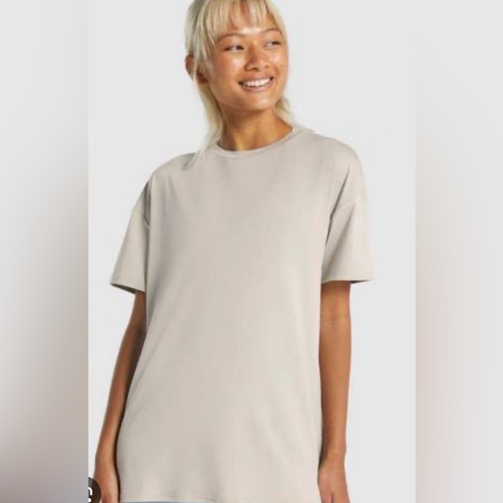 Gymshark x Whitney mink crew tee